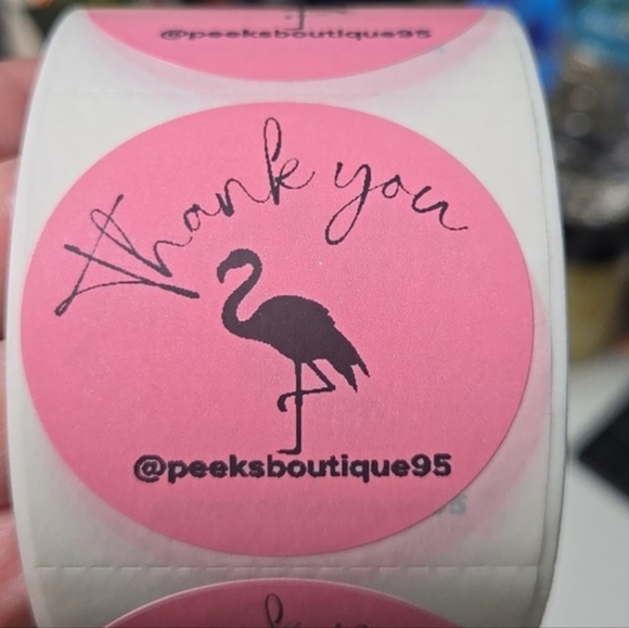 BUY NOW! 100 Thermal Stickers Available in Different Colors  2"Round QRCODE - Picture 16 of 16